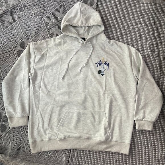 Stussy Psychedelic Hoodie In Gray Size L - Picture 2 of 9
